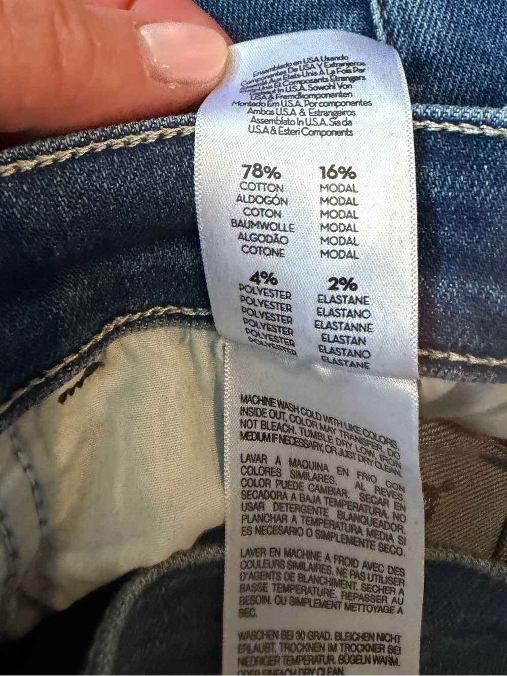 MOTHER jeans Hustler Flood Fray- in Whatever You Want wash - size 27 - Picture 11 of 11